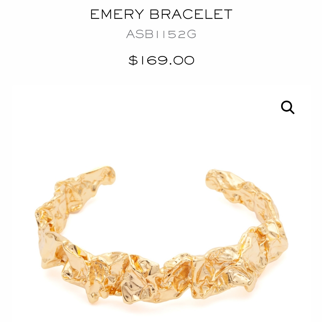 Amber Sceats Emery Bracelet Nwt